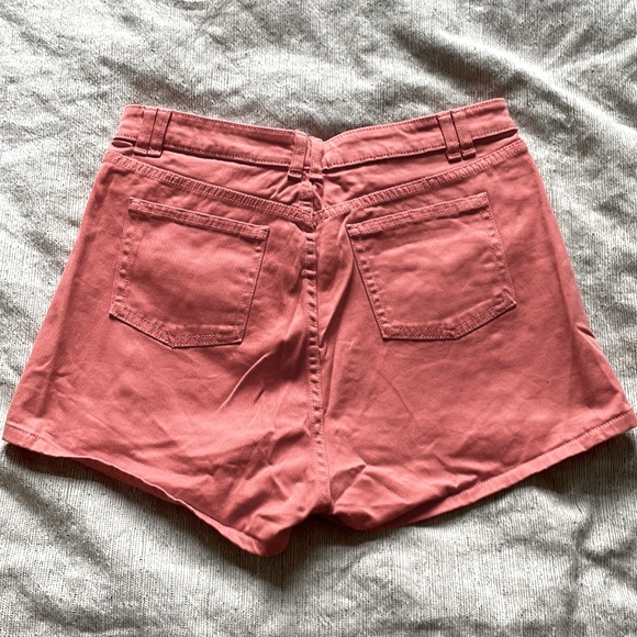 LAST CHANCE American Apparel 30/31 High-waisted Zip Shorts - Picture 2 of 4